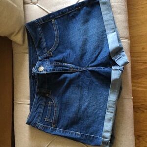d. jeans Dark Blue Jean Shorts